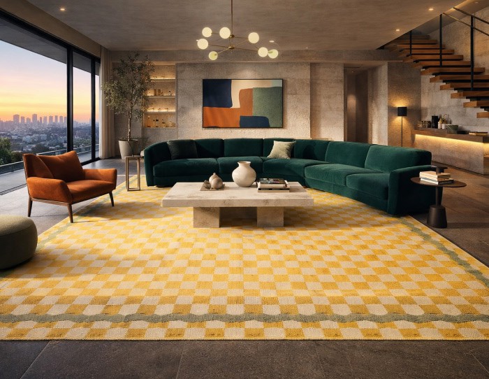 Geometric rugs